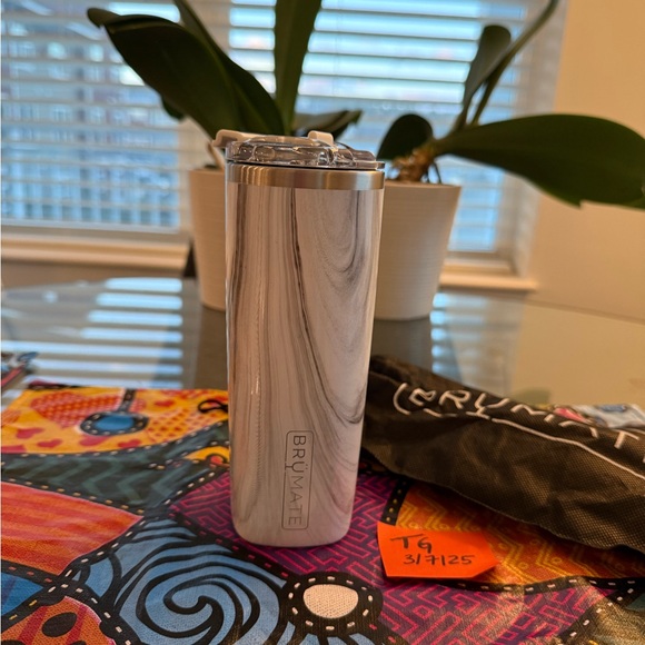 BRÜMATE HIGHBALL 12OZ | CARRARA with BevLock lid 100% leak-proof - BNWT - Picture 5 of 5